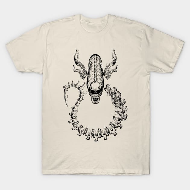 H.R. Giger Original Alien T-Shirt by Max58